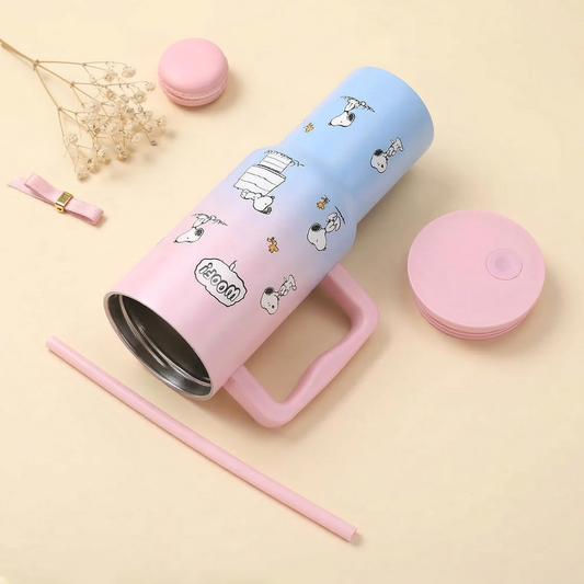 Peanuts Snoopy Woof Travel Tumbler - Limited Ombre Color